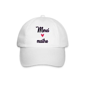 MASTER. MASTER. THANK YOU. THANK YOU, MASTER. MASTER - Baseball Cap - white/white - Front