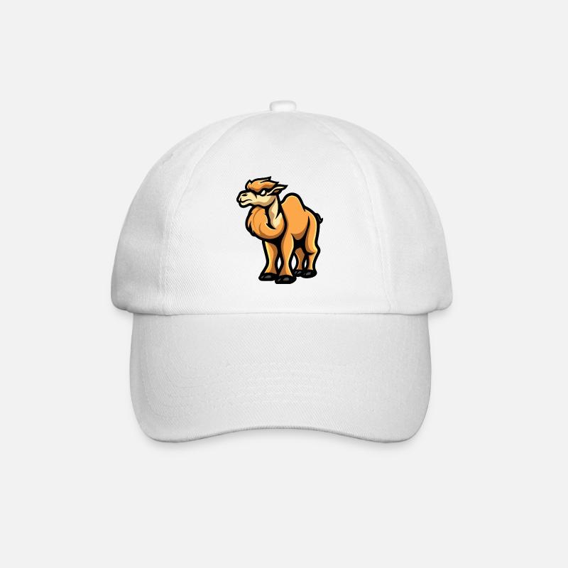 Camel Comic - Baseball Cap - white/white