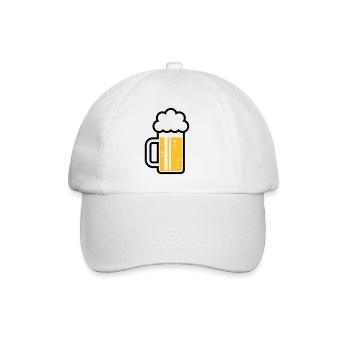 XFrohsinn (Left / Gold Black) - Baseball Cap - white/white - Front