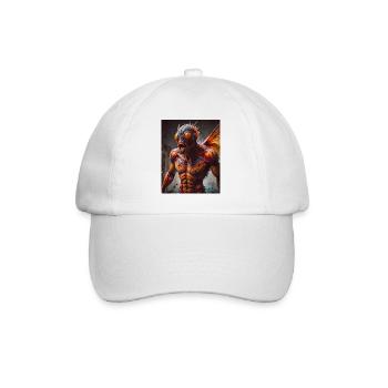Monstre mutant mi-hommes mi-insecte sombre horreur - Casquette classique - blanc/blanc - Devant