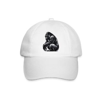 Gorille - Casquette classique - blanc/blanc - Devant