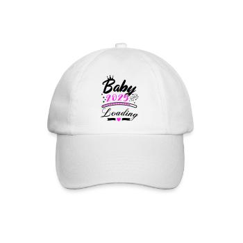 Baby 2025 loading - Baseball Cap - white/white - Front