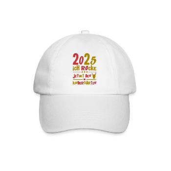 Kindergarten 2025 Kids Gift Kita 2025 Decoration - Baseball Cap - white/white - Front
