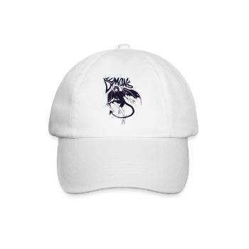 Demon Vibes – Sombre et mystique - Casquette classique - blanc/blanc - Devant