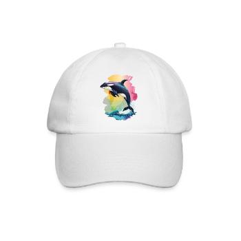 The Fascination of Orca: The Majestic Hunters - Baseball Cap - white/white - Front