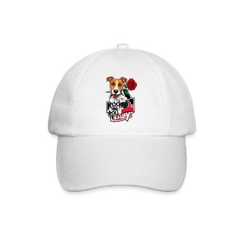 Jack Russel Dog - Rock on - Casquette classique - blanc/blanc - Devant