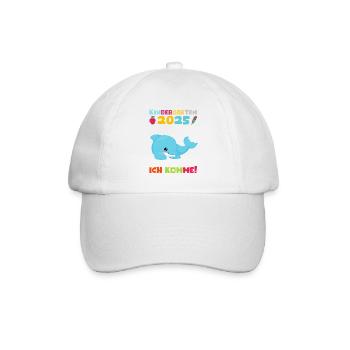 Kindergarten 2025 Kids Gift Kita 2025 Decoration - Baseball Cap - white/white - Front