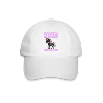Kindergarten 2025 Girl Gift Kita 2025 Decoration - Baseball Cap - white/white - Front
