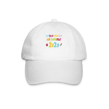 Kindergarten 2025 Kids Gift Kita 2025 Decoration - Baseball Cap - white/white - Front