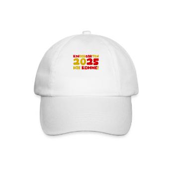 Kindergarten 2025 Kids Gift Kita 2025 Decoration - Baseball Cap - white/white - Front