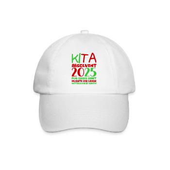 Farewell Kindergarten 2025 Gift Girl Boys - Baseball Cap - white/white - Front