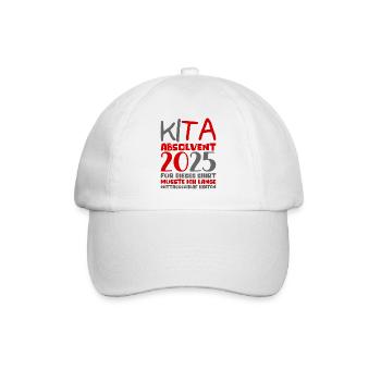 Farewell Kindergarten 2025 Gift Girl Boys - Baseball Cap - white/white - Front