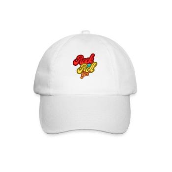Rock n Roll Fille Rétro Style 80s 90s Fête - Casquette classique - blanc/blanc - Devant
