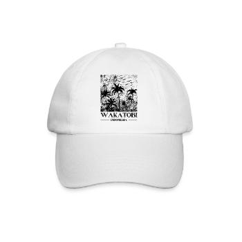 Wakatobi Indonesia - Baseball Cap - white/white - Front