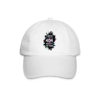 Erreur : Réalité introuvable - Casquette classique - blanc/blanc - Devant