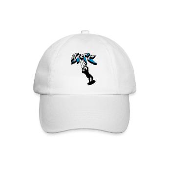 kitesurf, kitesurfeur, kitesurf, kitesurf - Casquette classique - blanc/blanc - Devant