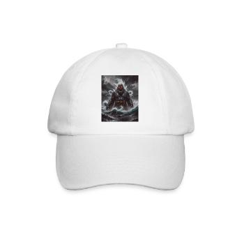 Umibōzu Colossal de la mer Noire dominant la rue - Casquette classique - blanc/blanc - Devant
