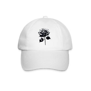 Croquis de rose - Casquette classique - blanc/blanc - Devant
