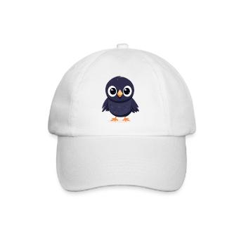 Petit corbeau - Casquette classique - blanc/blanc - Devant