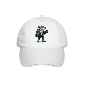 Fitness des requins - Casquette classique - blanc/blanc - Devant