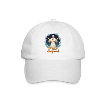 Ein Neuer Hirte - Baseballkappe - Weiß/Weiß - Vorne