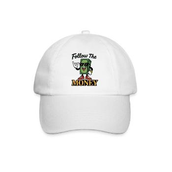Follow The Money - Baseball Cap - white/white - Front