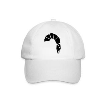 Shrimp - Baseballkappe - Weiß/Weiß - Vorne