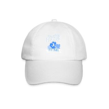 I'd Rather Be Playing Futsal Passionate Player - Baseball Cap - white/white - Front