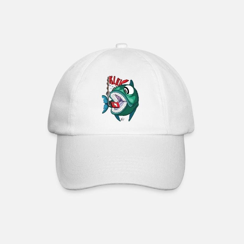 Appât à clics - Casquette classique - blanc/blanc