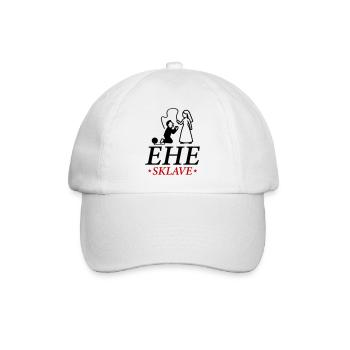 Ehesklave Hochzeit Brautpaar - Baseballkappe - Weiß/Weiß - Vorne