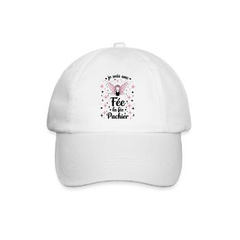 Je Suis Une Fée La Fée Pachier - Casquette classique - blanc/blanc - Devant