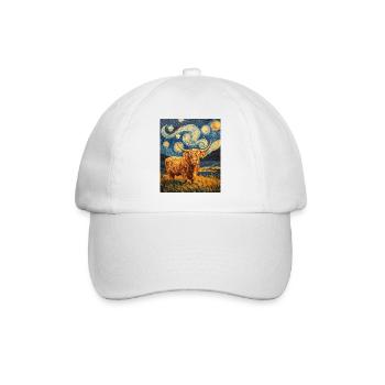 Vache des Highlands - Casquette classique - blanc/blanc - Devant