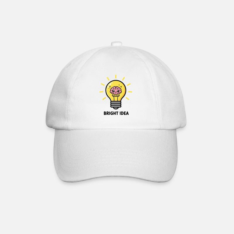 Kluger Funke - Baseballkappe - Weiß/Weiß