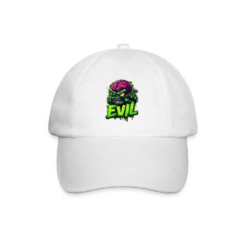 Evil - Baseball Cap - white/white - Front