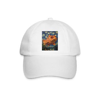 Fish Van Gogh Style - Baseball Cap - white/white - Front