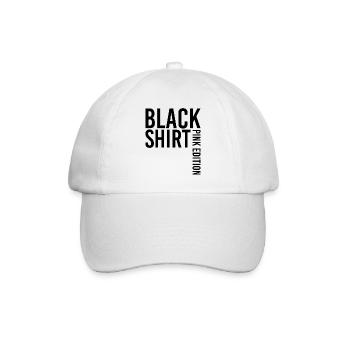 T-Shirt Noir édition Rose Black Shirt Pink Edition - Casquette classique - blanc/blanc - Devant