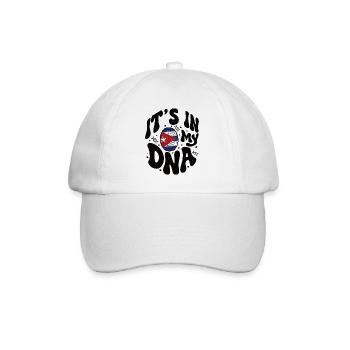 Cuban DNA Cuba Flag Hispanic - Baseball Cap - white/white - Front