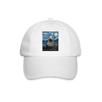Robbe Van Gogh Style Starry Night - Baseball Cap - white/white - Front