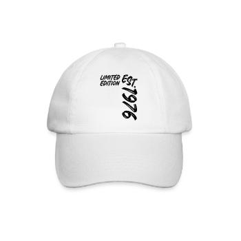 Limited Edition Est. 1976 - Baseballkappe - Weiß/Weiß - Vorne