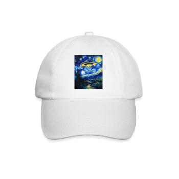 OVNI Alien Alien soucoupe volante - Casquette classique - blanc/blanc - Devant