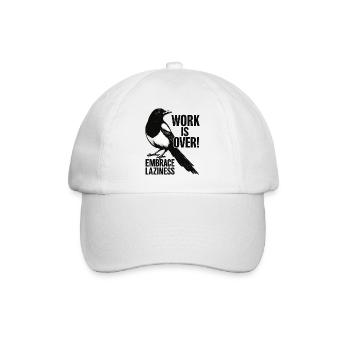 ELSTER : Retravailler – célébrer le farniente - Casquette classique - blanc/blanc - Devant