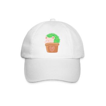 Plant Cactus Cacti - Baseball Cap - white/white - Front