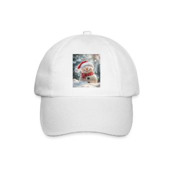 Bonhomme de neige - Casquette classique - blanc/blanc - Devant