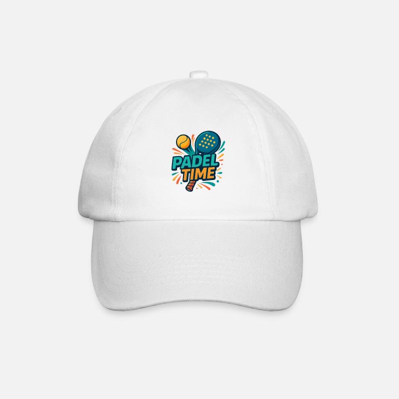 Padel Time Color Explosion - Baseball Cap - white/white