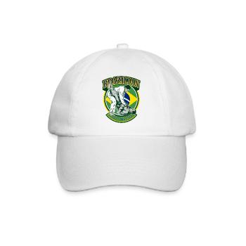 Brasilianische Jiu-Jitsu-Kampfkünste - Baseballkappe - Weiß/Weiß - Vorne