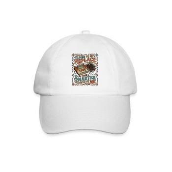 Retro Gaming AI Fear - Baseball Cap - white/white - Front
