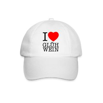 I love mulled wine - Baseball Cap - white/white - Front