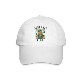 Après Ski Club Marmot Retro Ski Holiday - Baseball Cap - white/white - Front
