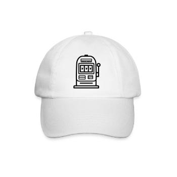 casino machine à sous  - Casquette classique - blanc/blanc - Devant