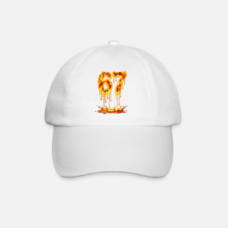 Six Seven Lava - Baseball Cap - white/white